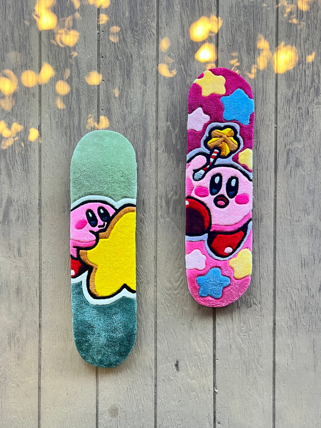 Kirby Pink Wand Skateboard